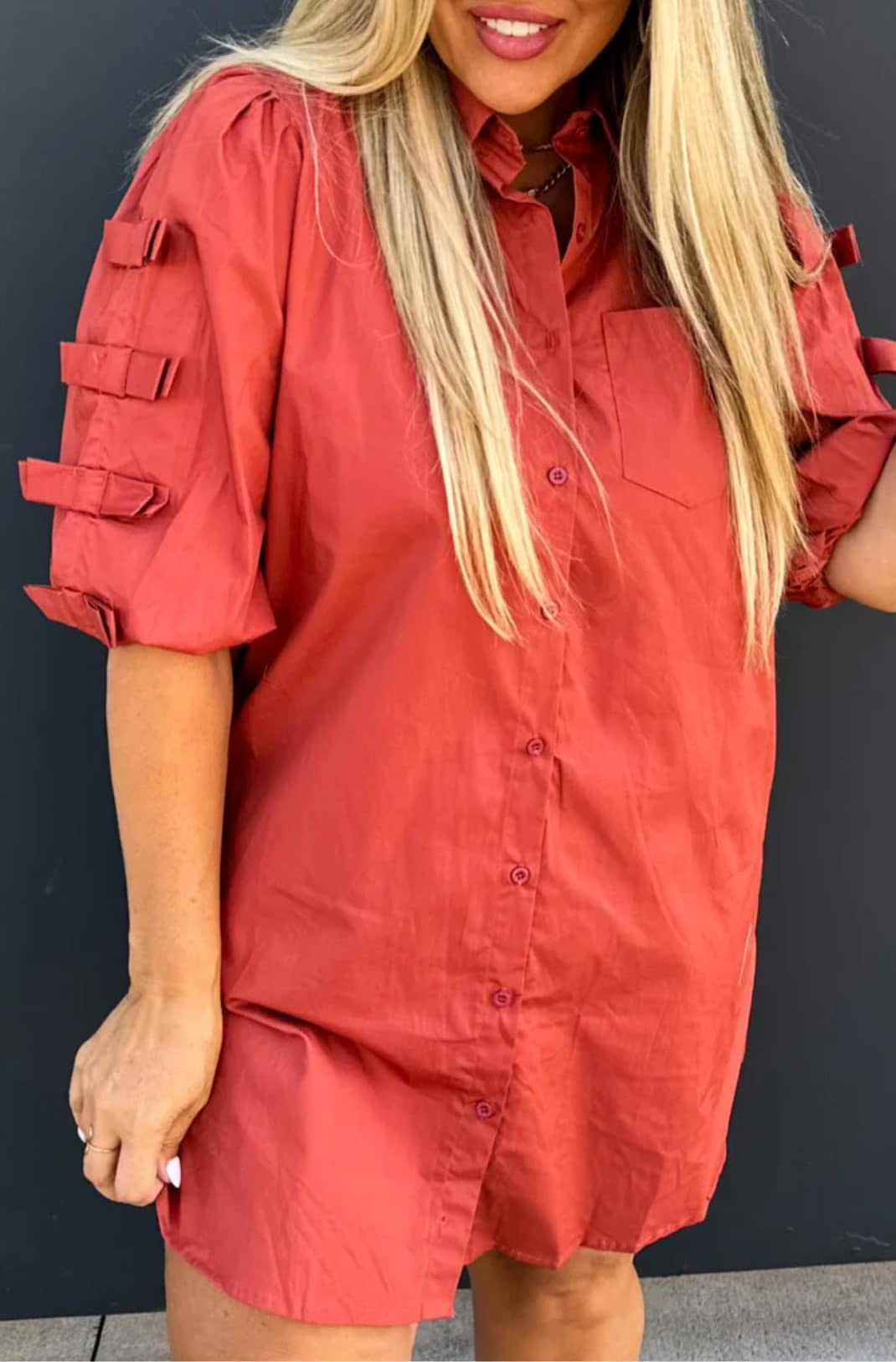 Fancy Button up top