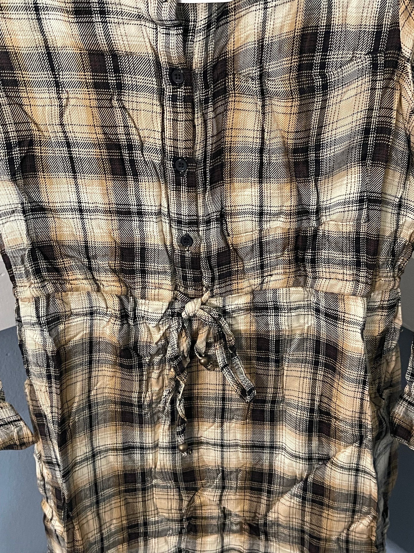 Plaid Jumper Dress