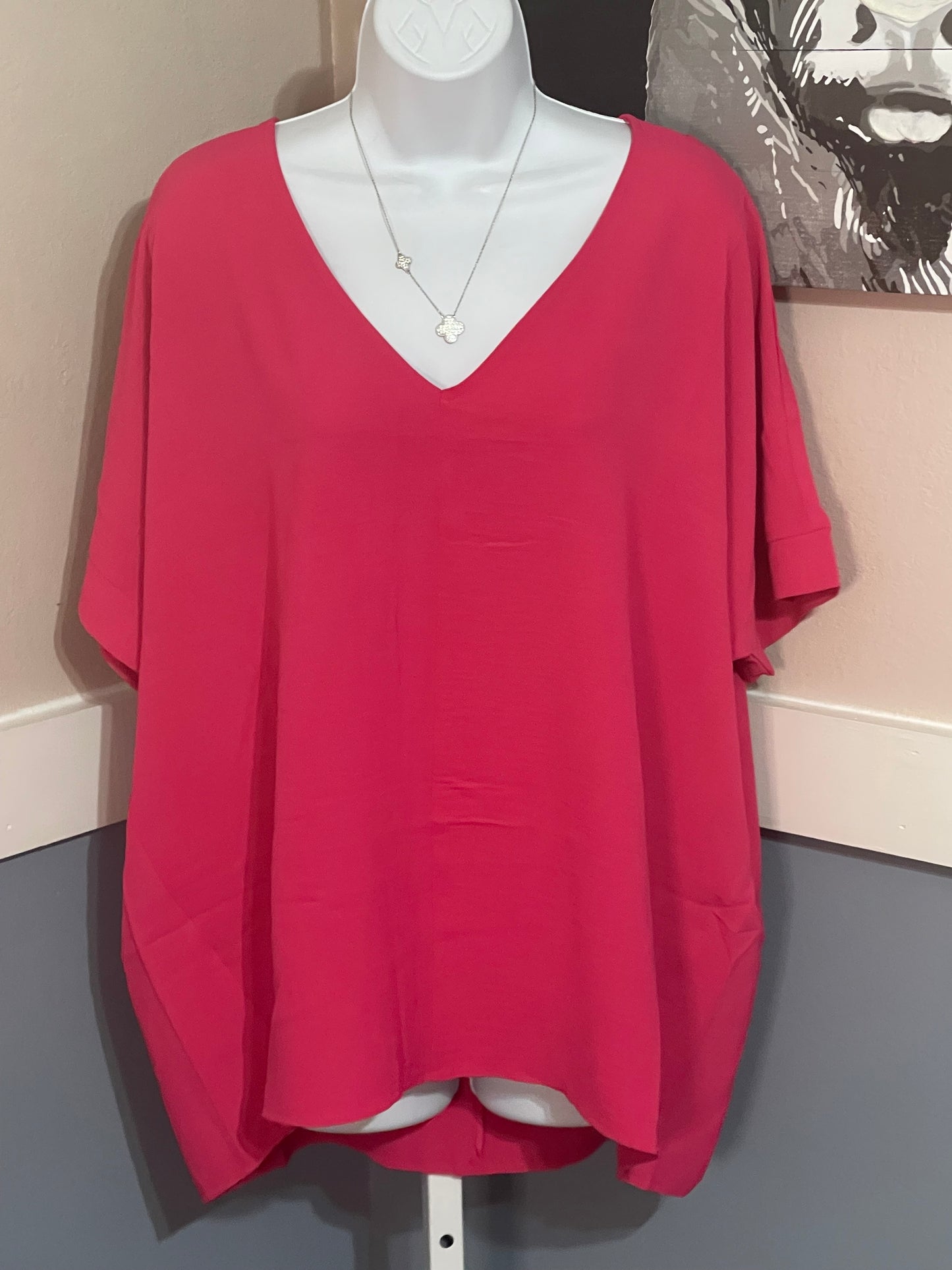 Casual V-neck Top