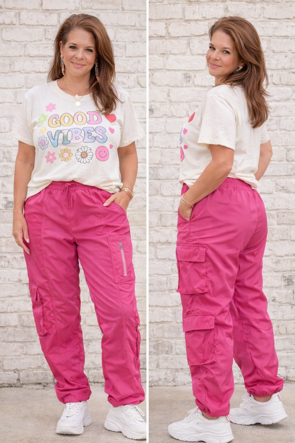 💕Pretty in Pink Parachute Joggers💕