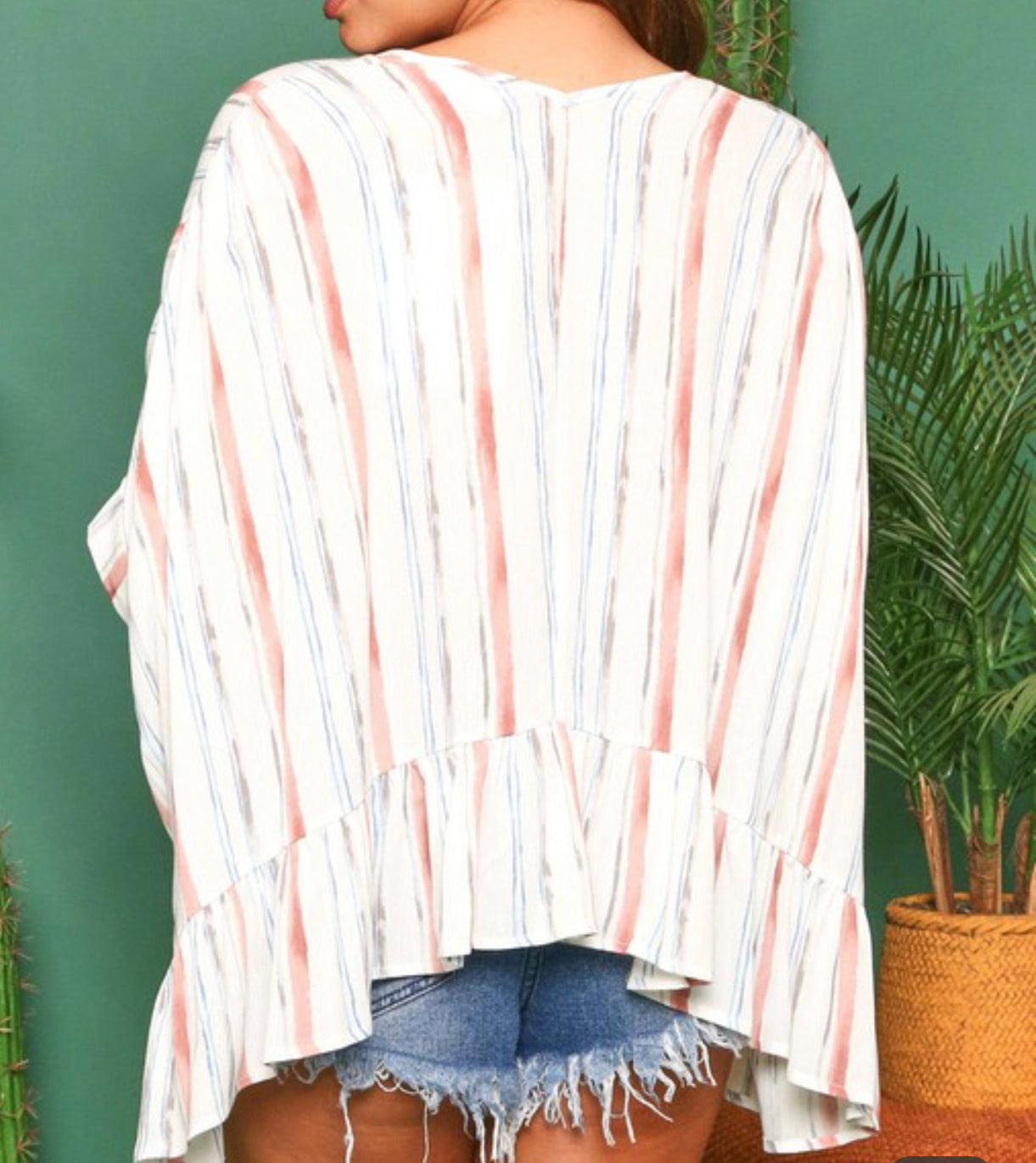 Multicolor stripe Top