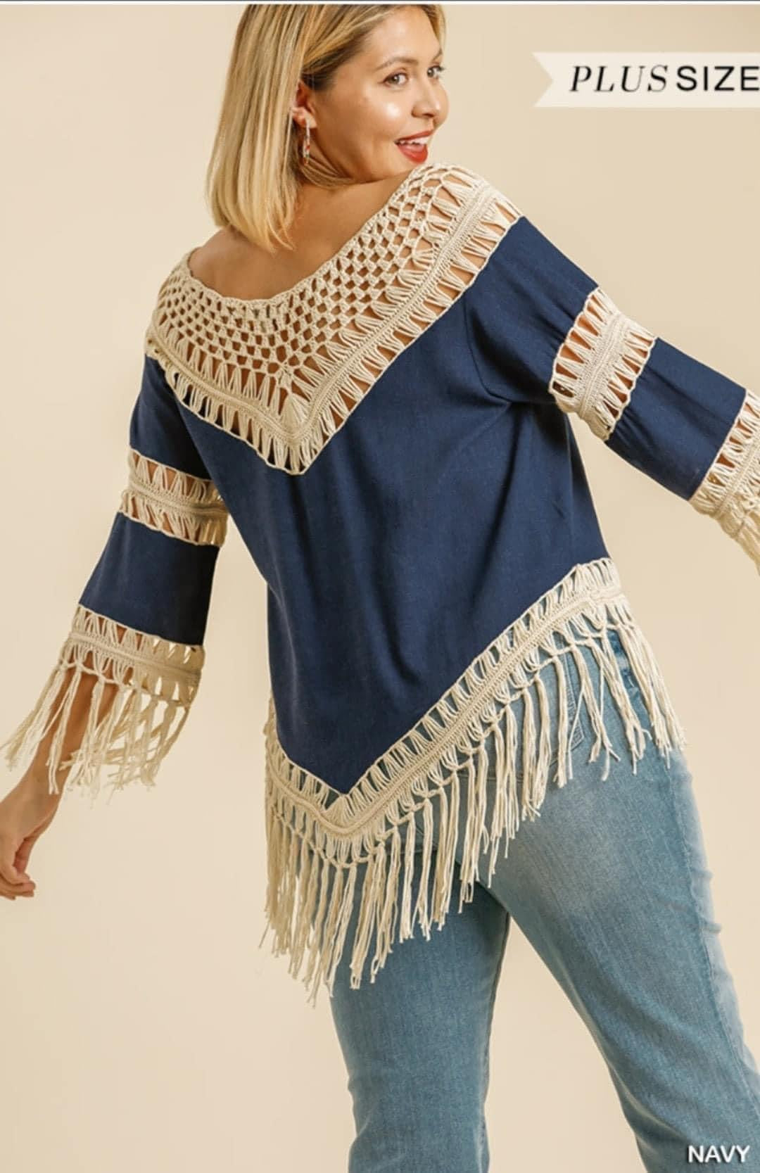Crochet top w/ Tassels