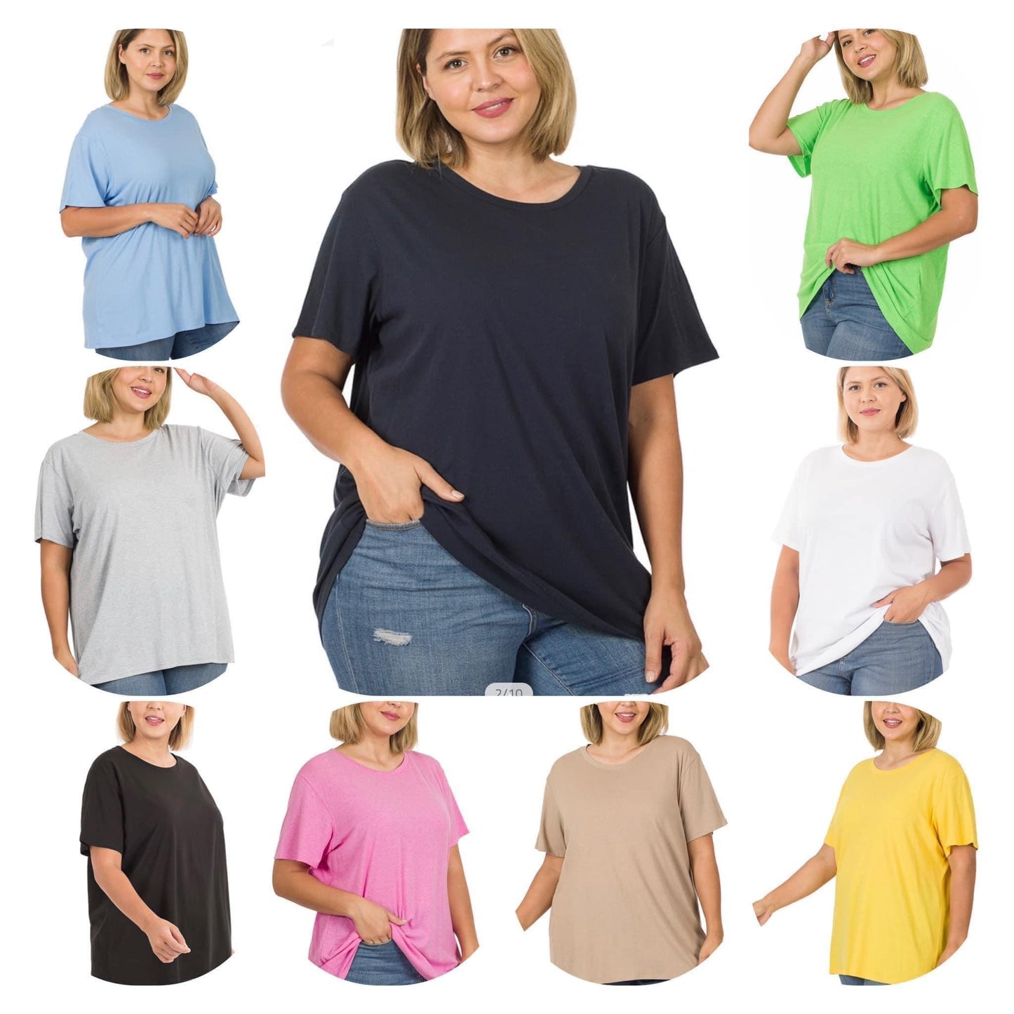 Basic Boyfriend Tee Plus