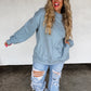 MOCK NECK POCKET PULLOVER