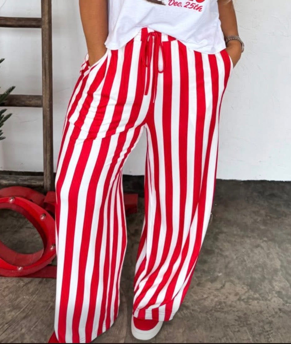 Vertical Stripe Pants