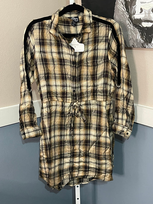 Plaid Jumper Dress