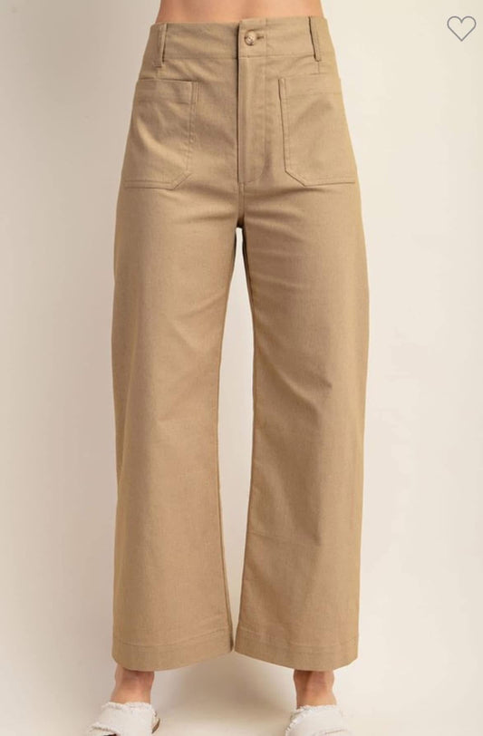 Casual Crop Pants