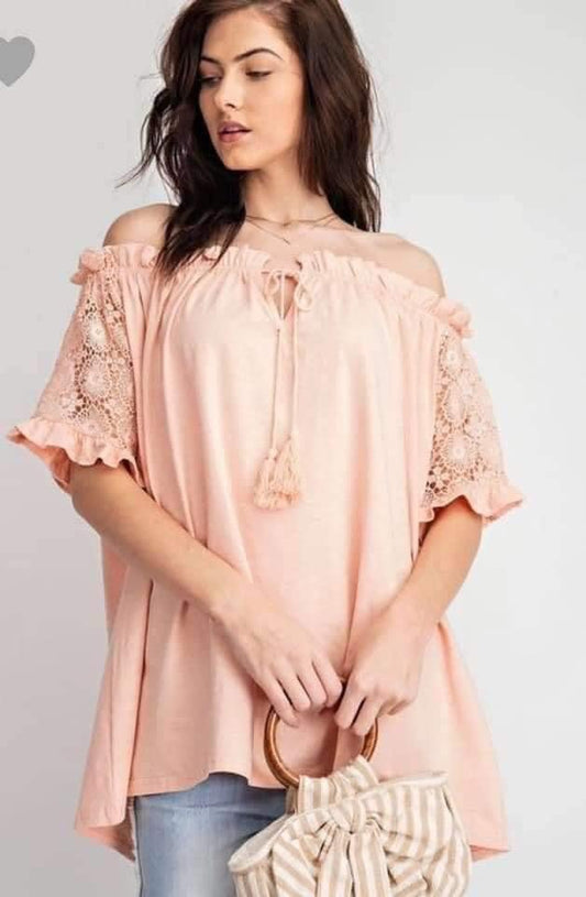 Lace short sleeve