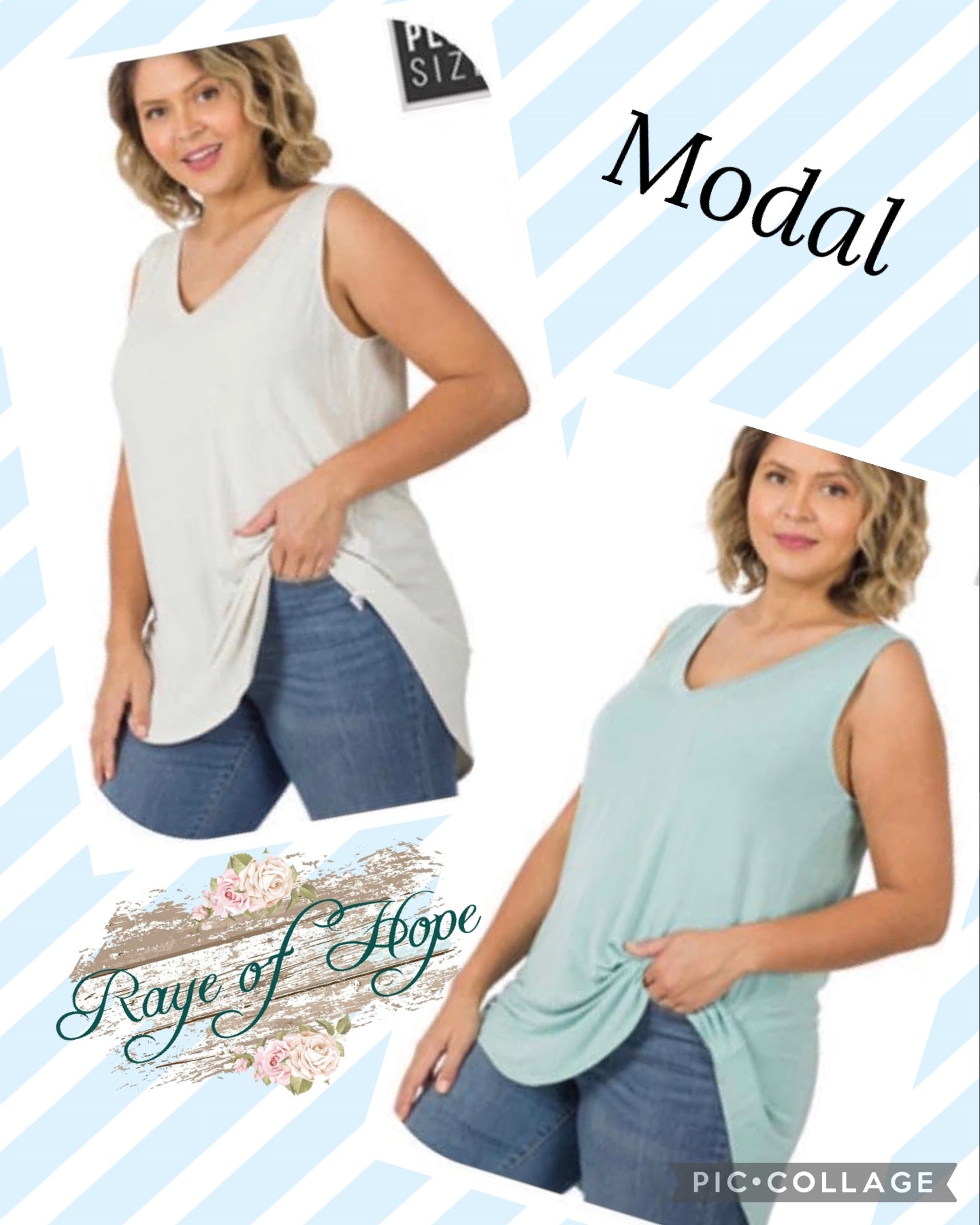 Modal V Neck Tanks