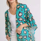 Jade Animal Print Kimono