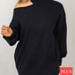 Open shoulder Sweater