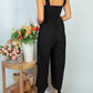 Square neck Knit jumpsuit