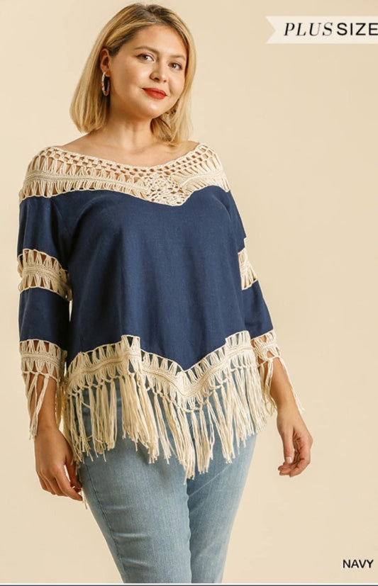 Crochet top w/ Tassels