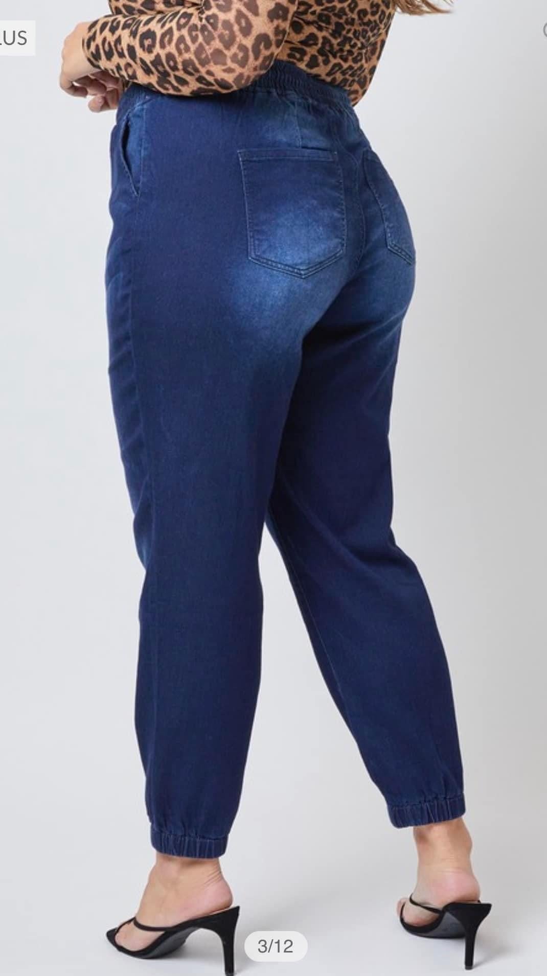 WOMENS PLUS SIZE Camouflage Skinny Blue Black DENIM JEANS Cargo joggers  PANTS | eBay