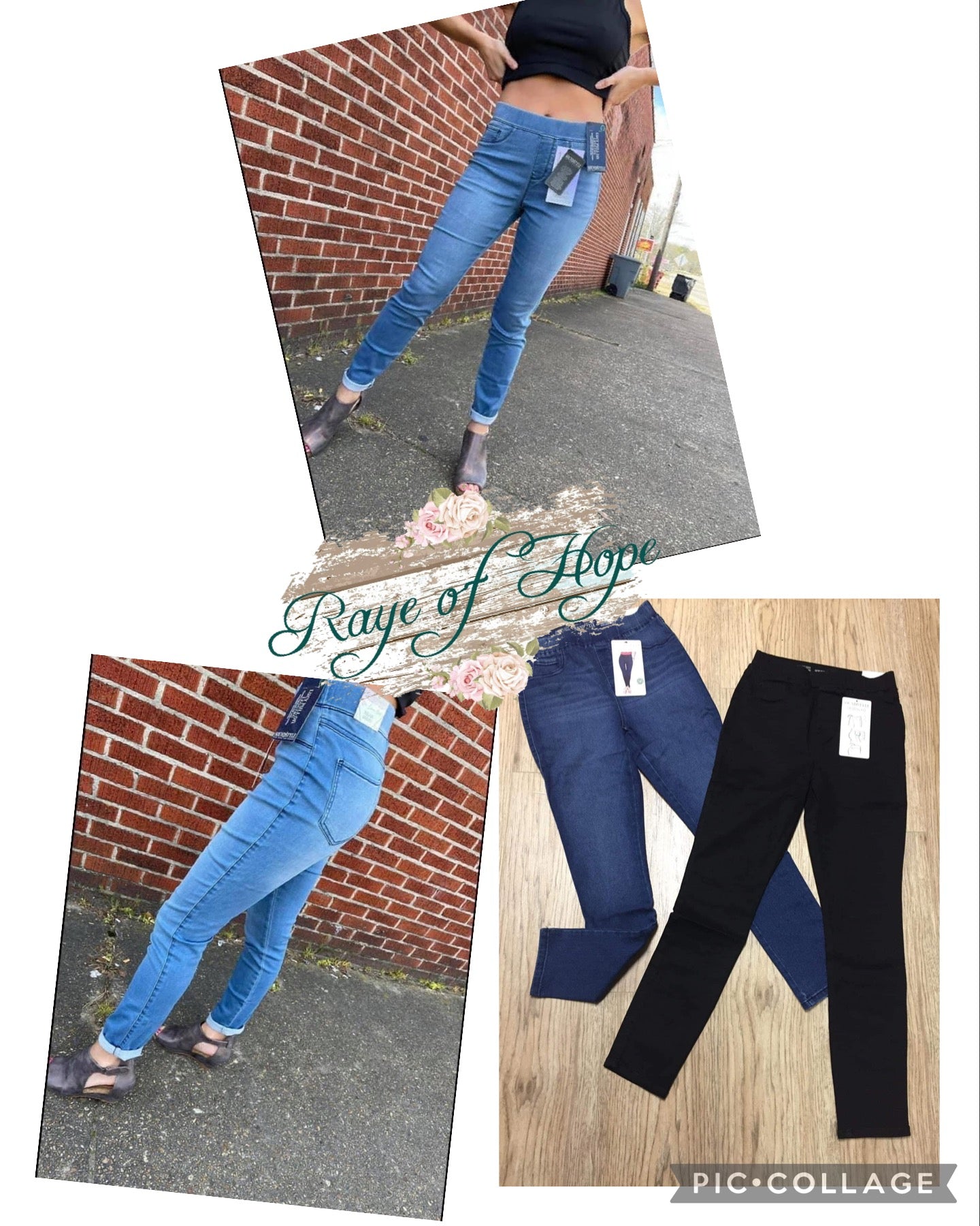 Pull on Denim Jeggings